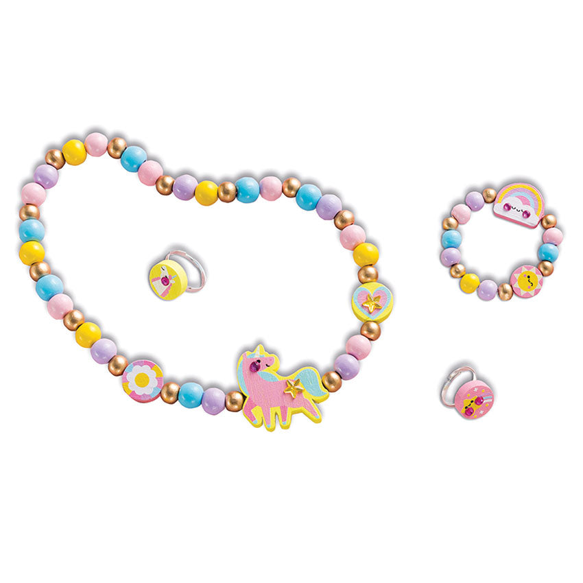 Janod - Rainbow Wooden Jewellery Kit