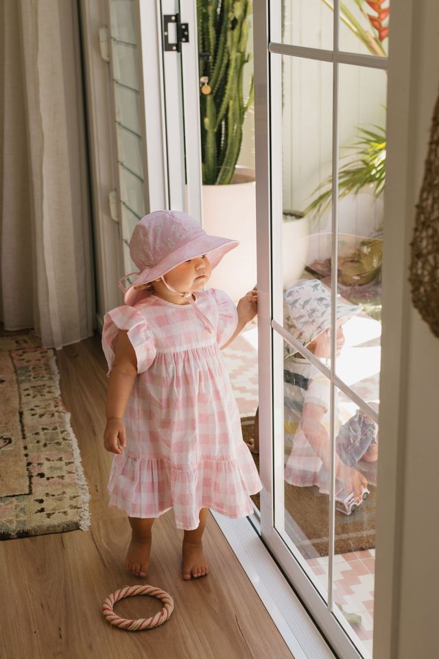 Acorn Kids - Daisy Fields Wide Brim Sunhat