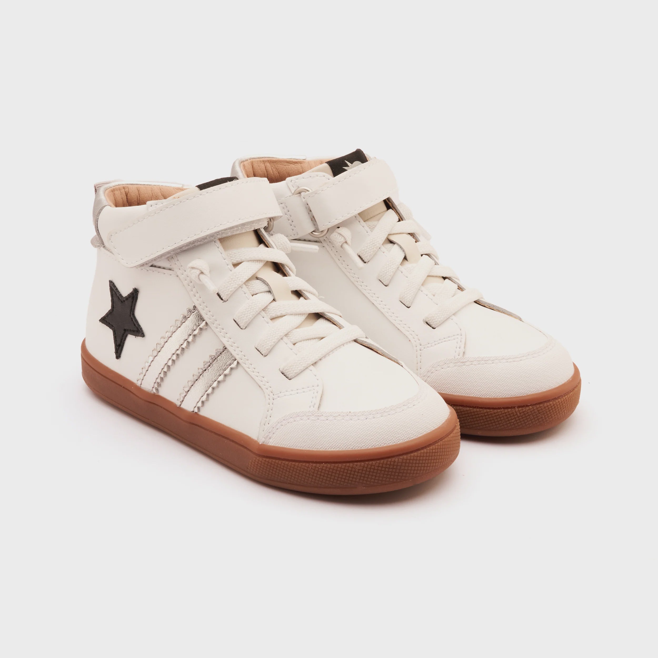 Oldsoles - Wos High Top - Snow / Silver / Black