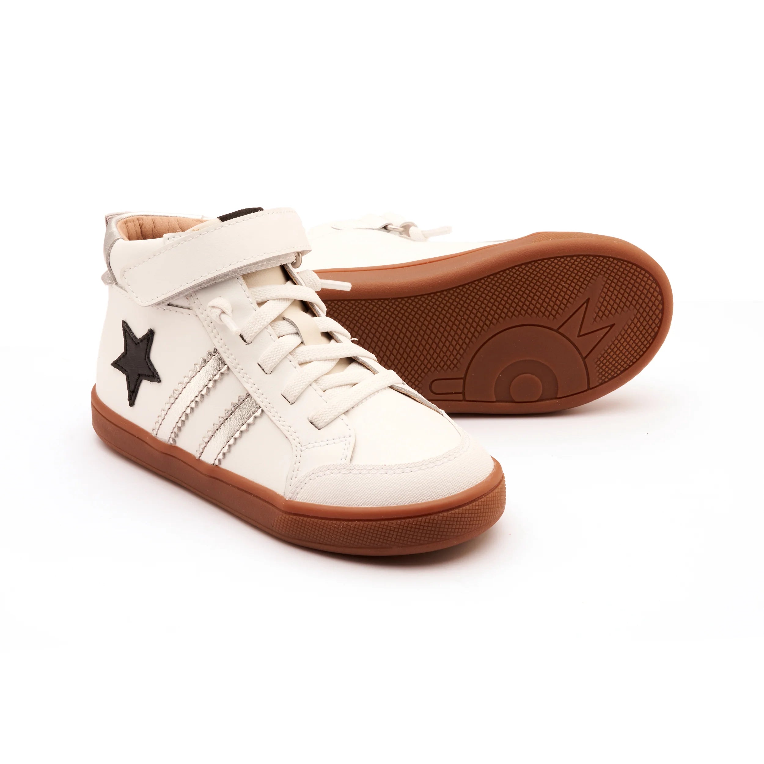 Oldsoles - Wos High Top - Snow / Silver / Black