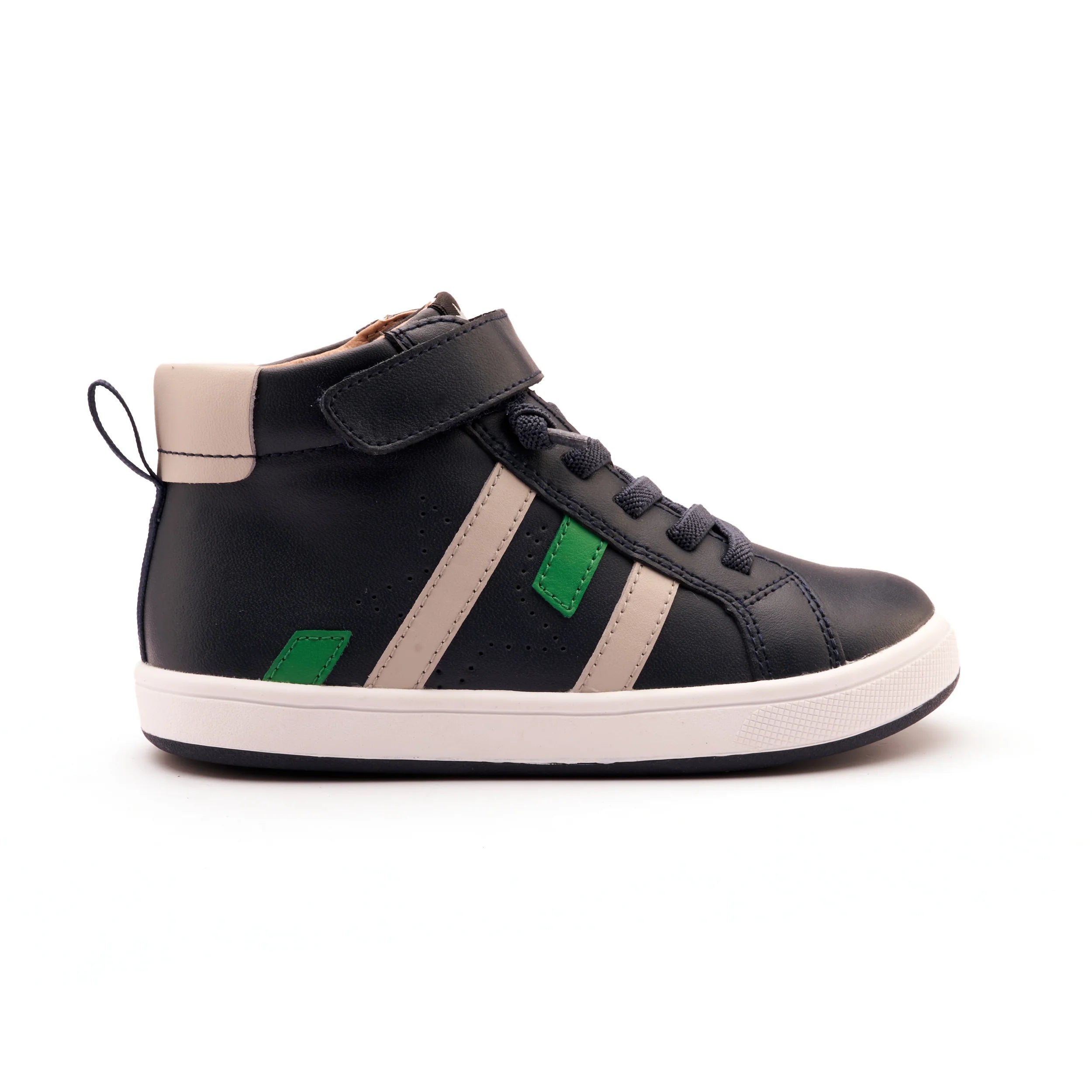 Oldsoles - Challenger Navy / Gris / Neon Green