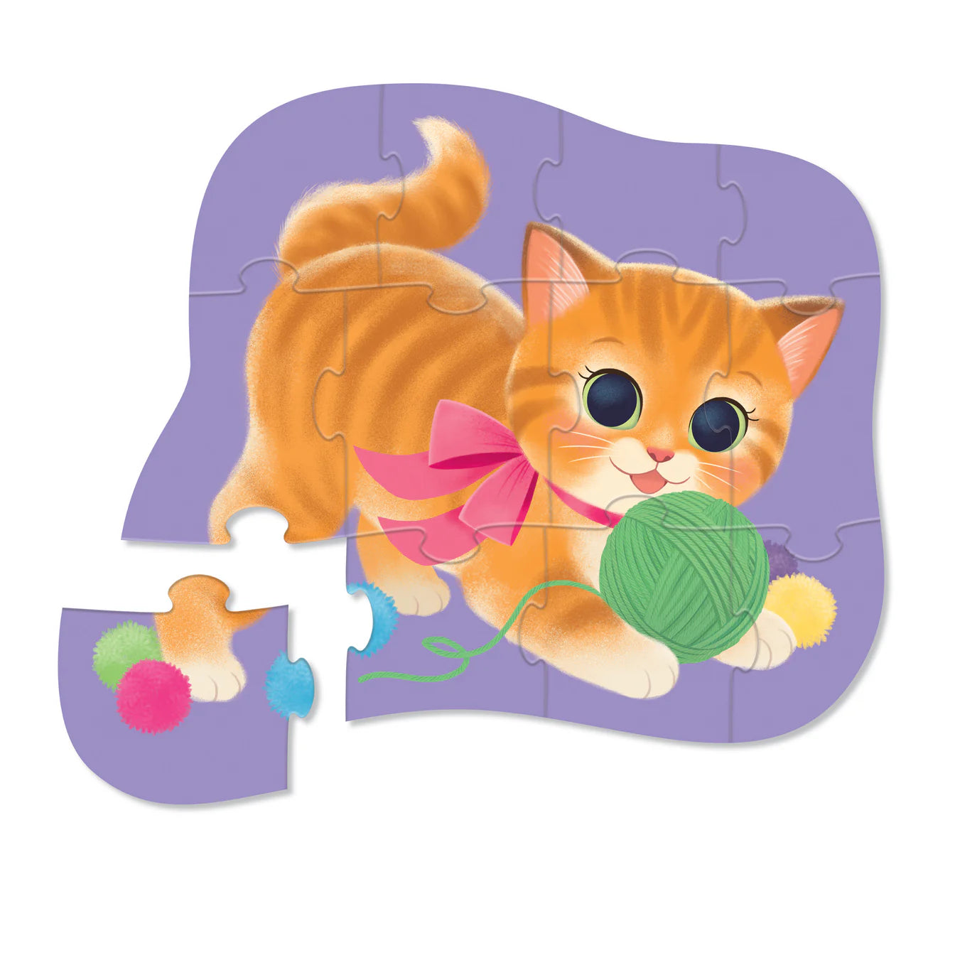 Crocodile Creek - Puzzle 12pc - Cute Kitten