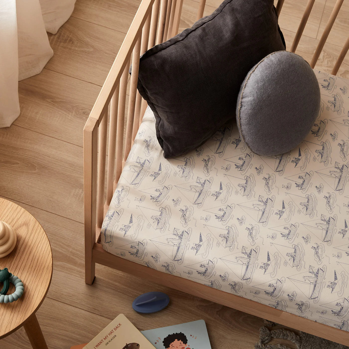 Wilson & Frenchy - Sail Away Organic Cot Sheet