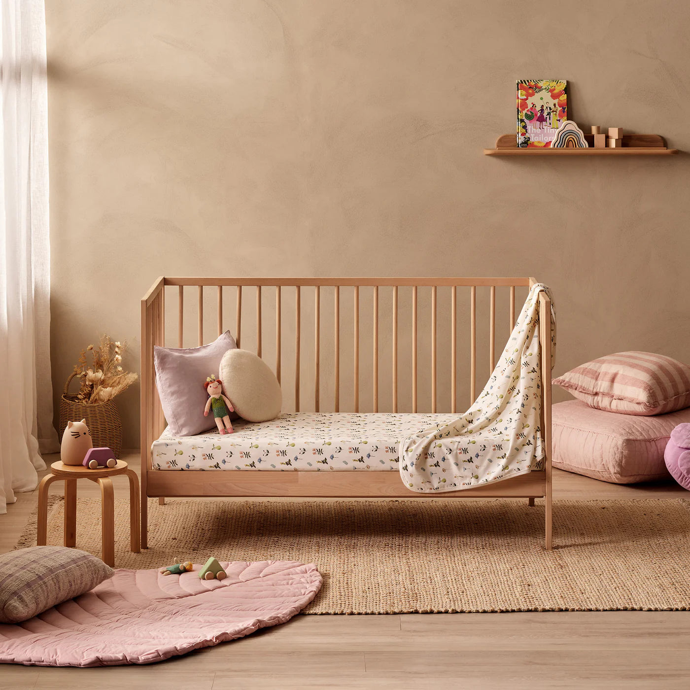 Wilson & Frenchy - Petit Garden Organic Cot Sheet