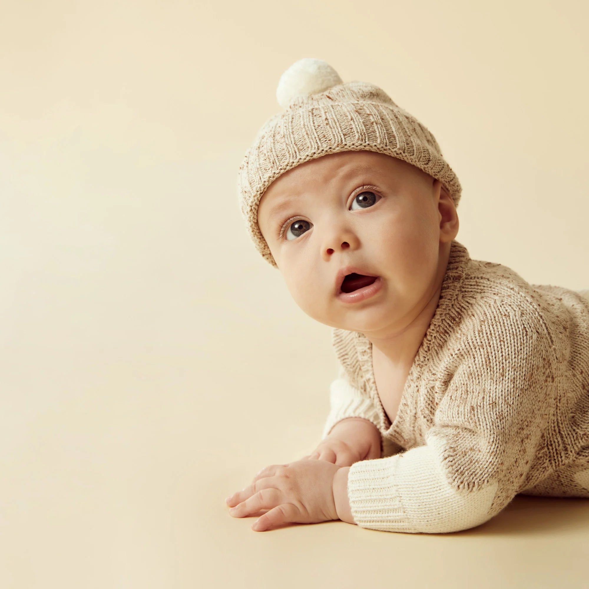 Wilson & Frenchy - Almond Fleck Knitted Hat