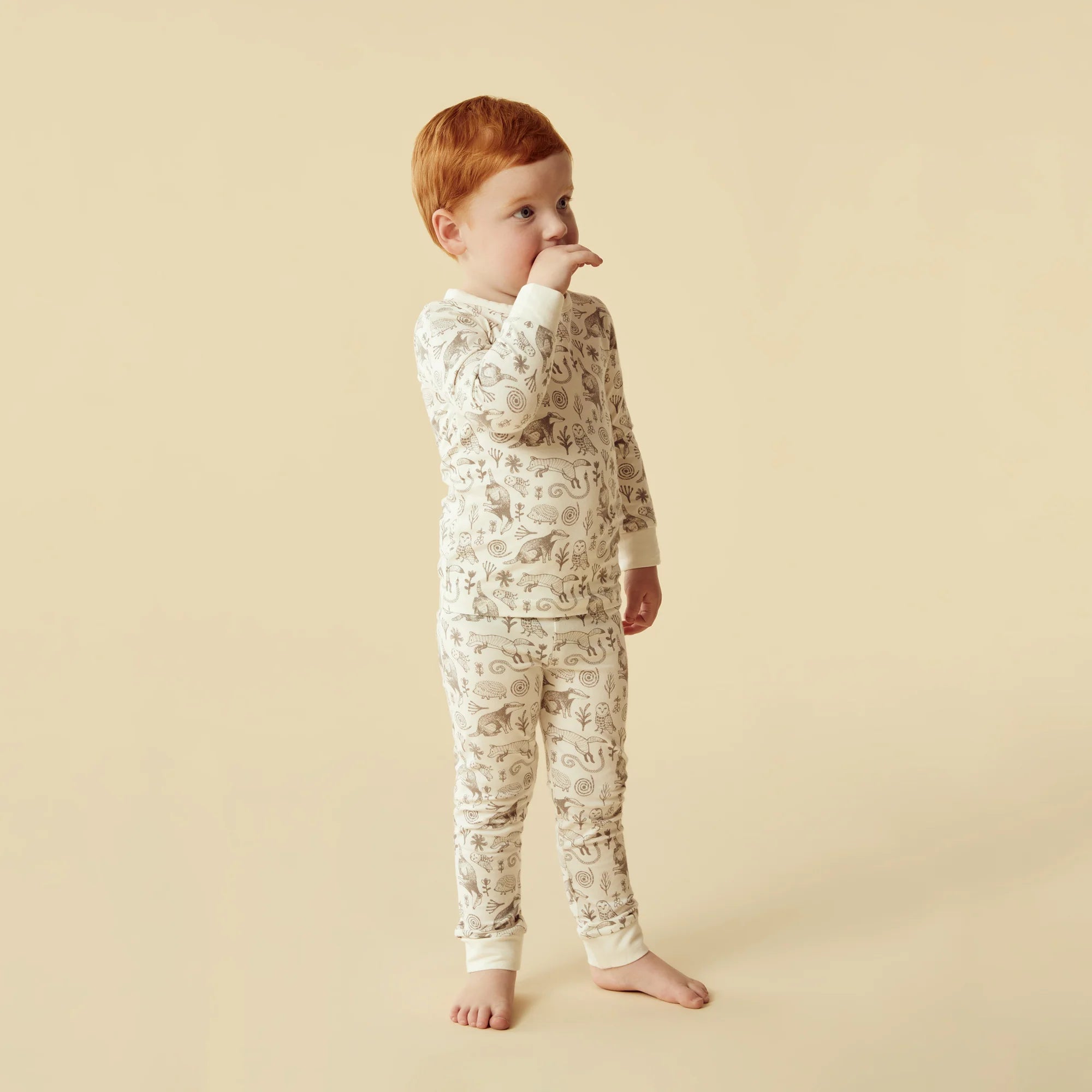 Wilson & Frenchy - Tribal Woods Organic Long Sleeve Pjs Set