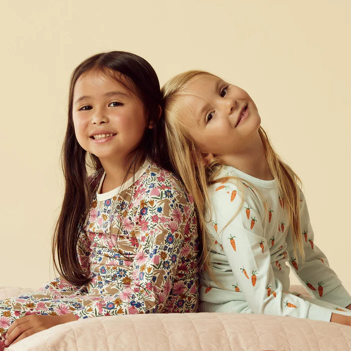 Wilson & Frenchy - Cute Carrots Organic Long Sleeve Pjs Set