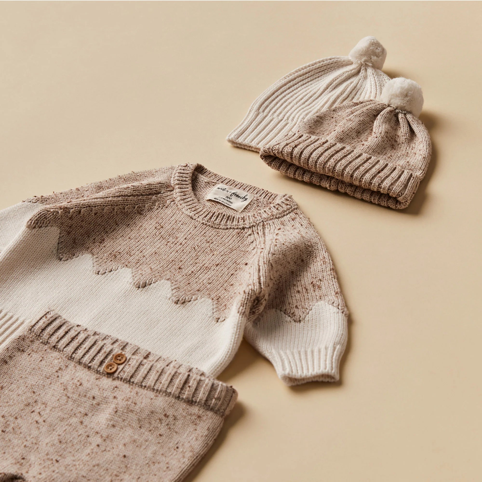 Wilson & Frenchy - Almond Fleck Knitted Hat