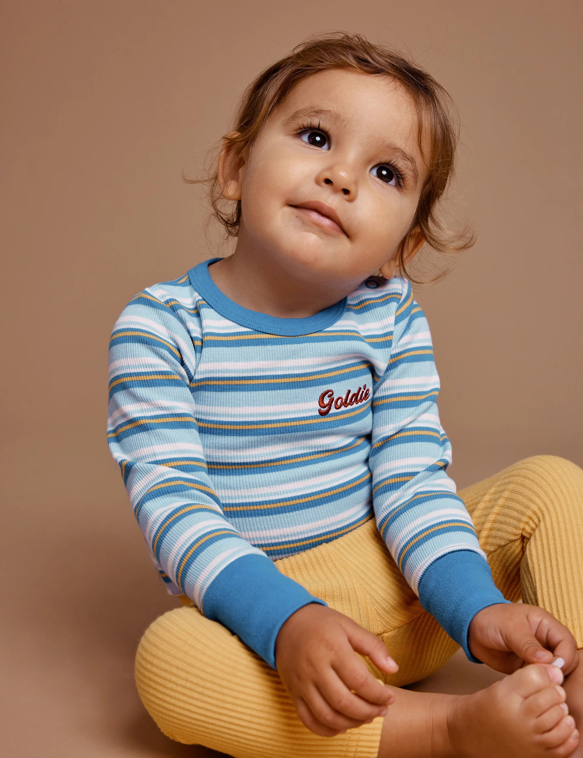 Goldie + Ace - Bowie Rib Legging - Golden