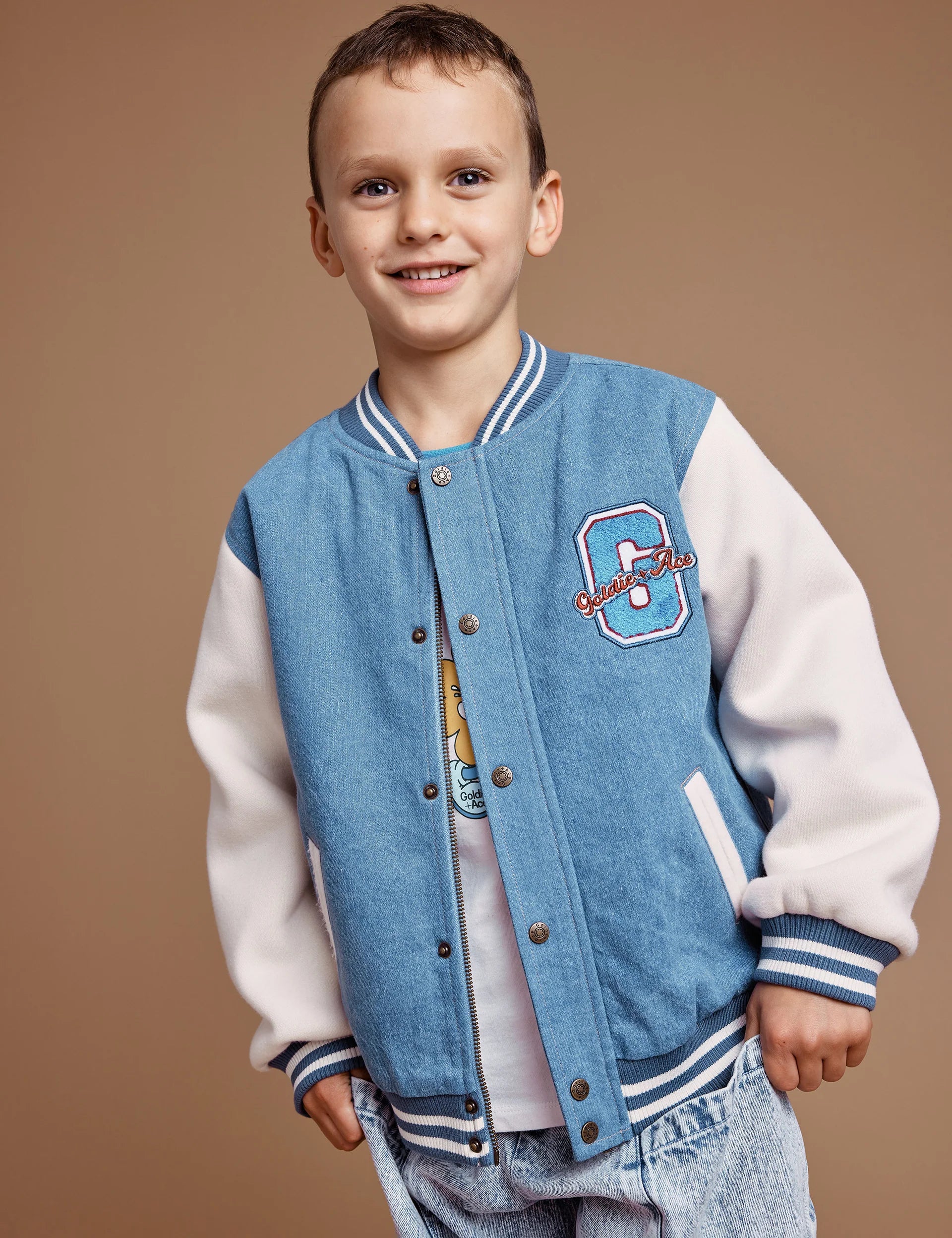 Goldie + Ace - Freddie Varsity Bomber Jacket