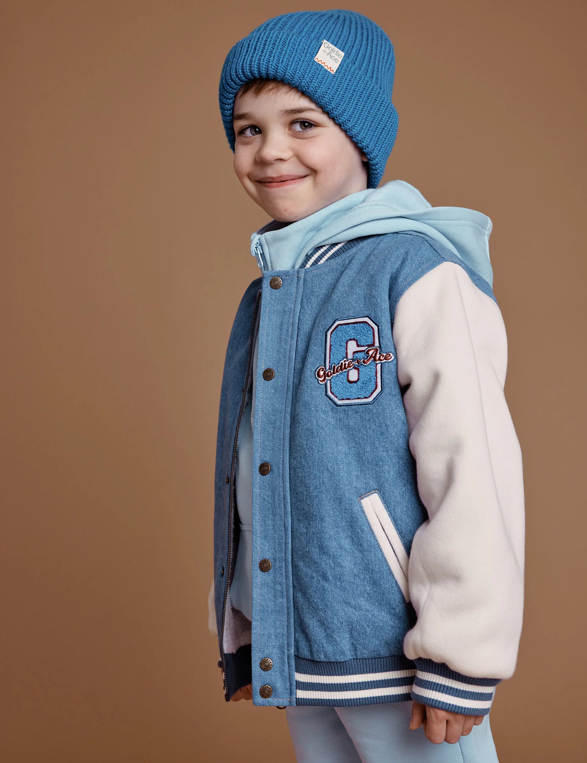 Goldie + Ace - Freddie Varsity Bomber Jacket