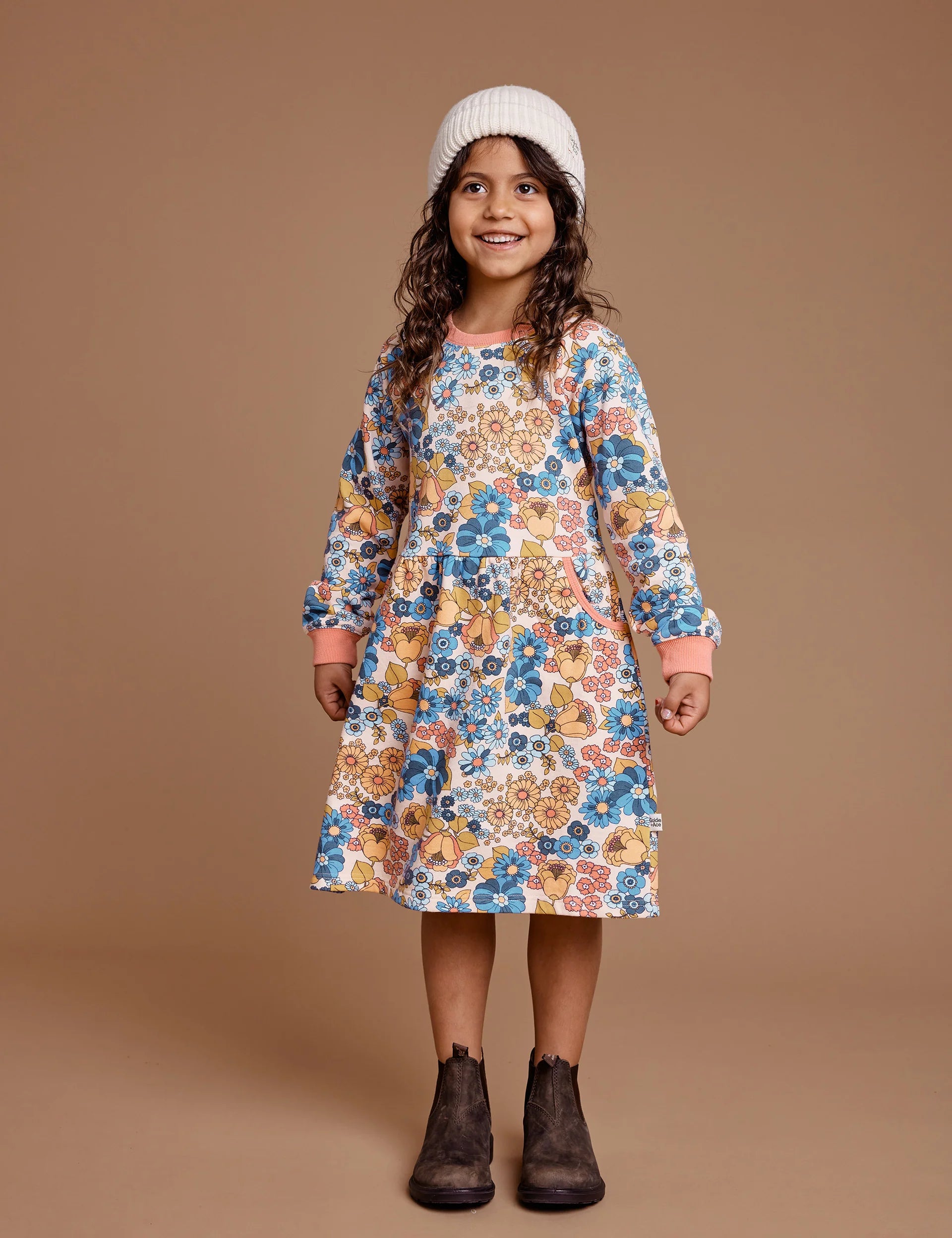 Goldie + Ace - Willa Wildflower Gathered Pocket Dress
