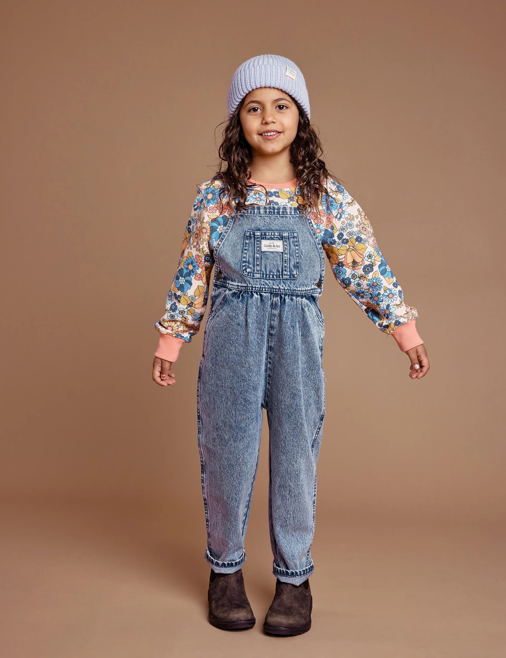 Goldie & Ace - Austin Dark Denim Overalls