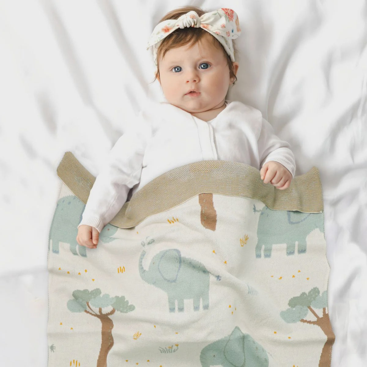 Di Lusso Living - Blanket - Ennie Elephants