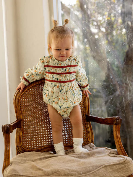 Alex & Ant - Pixie Playsuit - Natural Bird