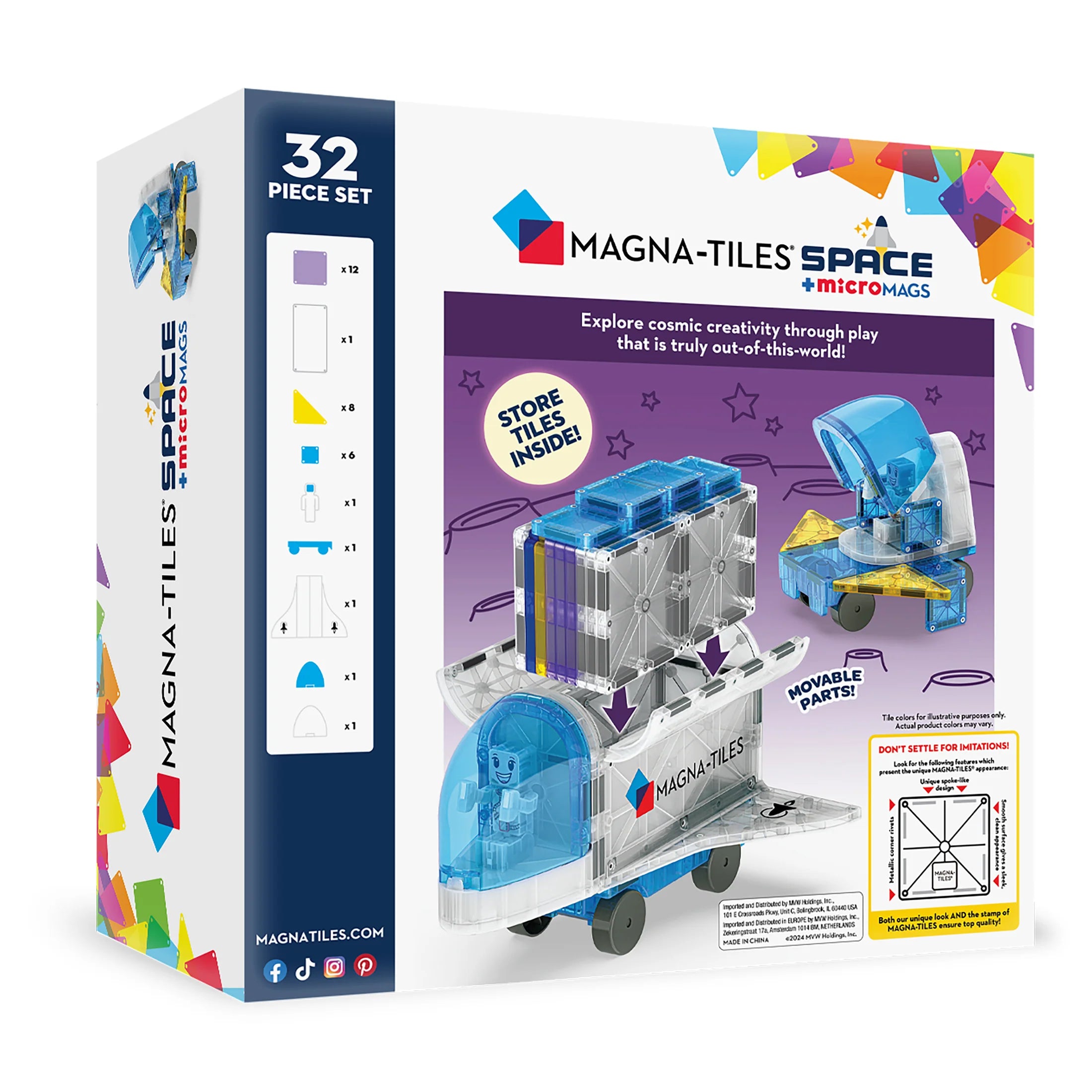 Magna-Tiles -Space 32pc Set