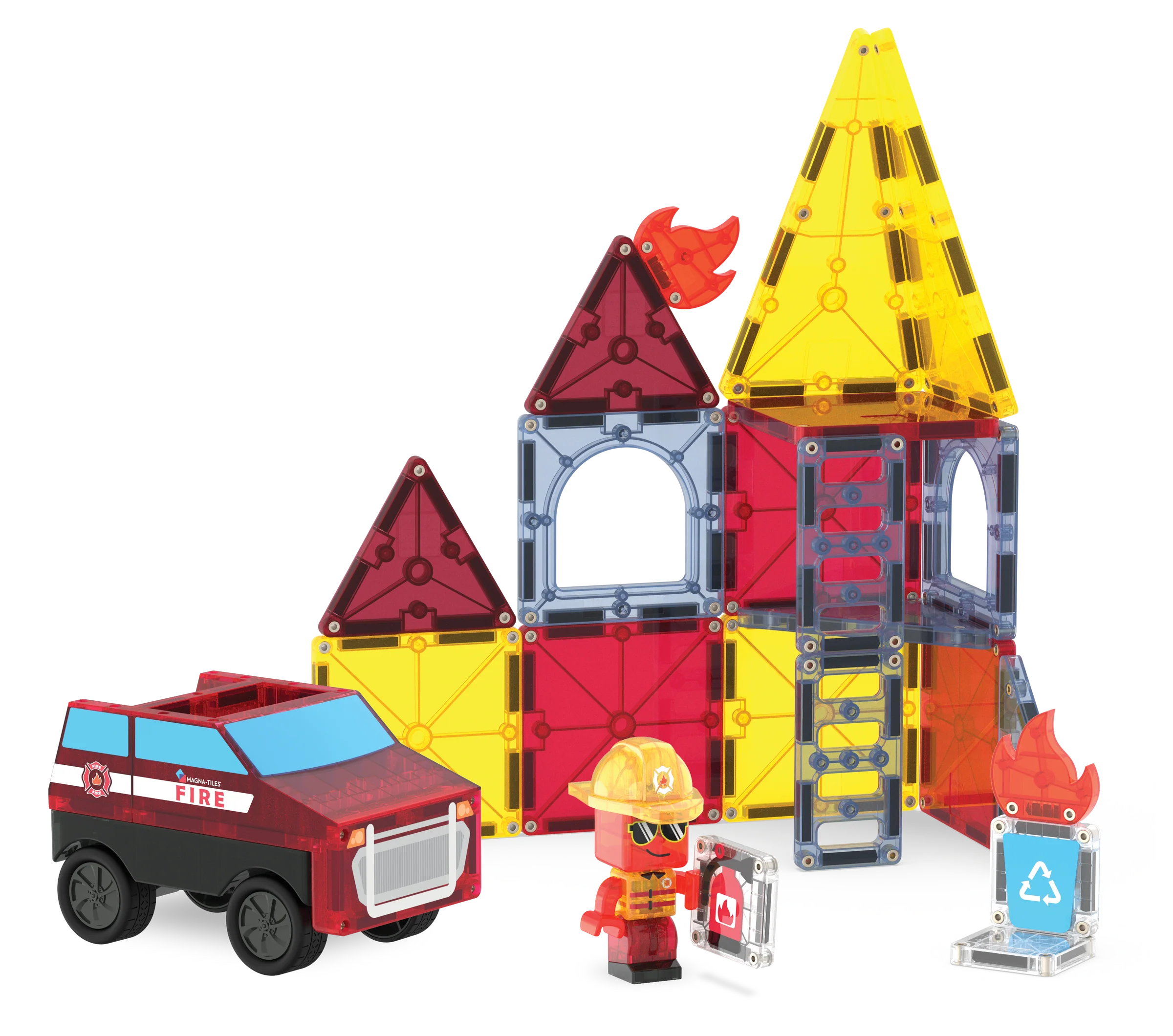 Magna-Tiles - Fire Rescue 27pc Set