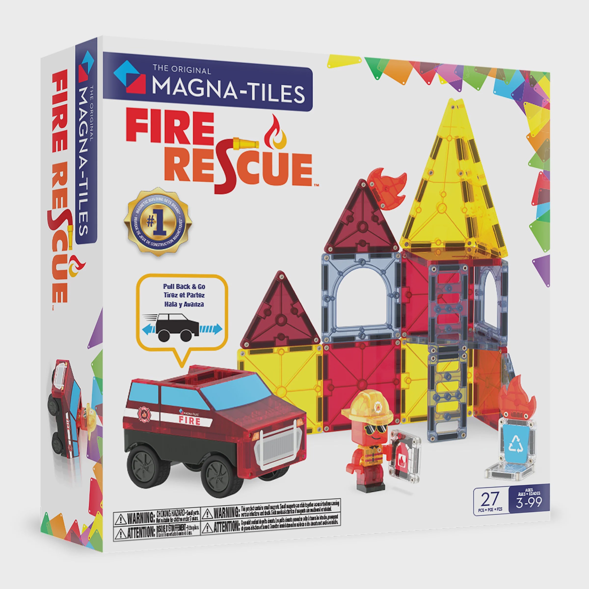 Magna-Tiles - Fire Rescue 27pc Set