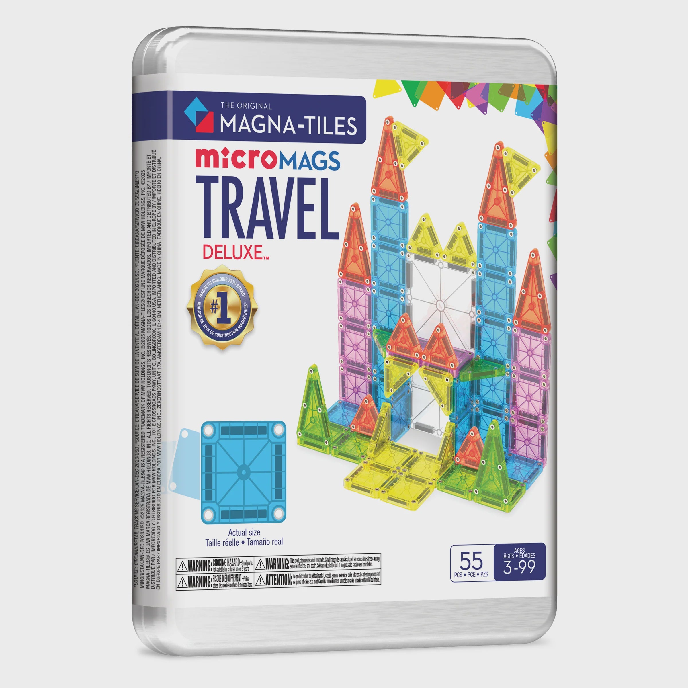 Magna-Tiles - MicroMAGS Travel Set - Deluxe