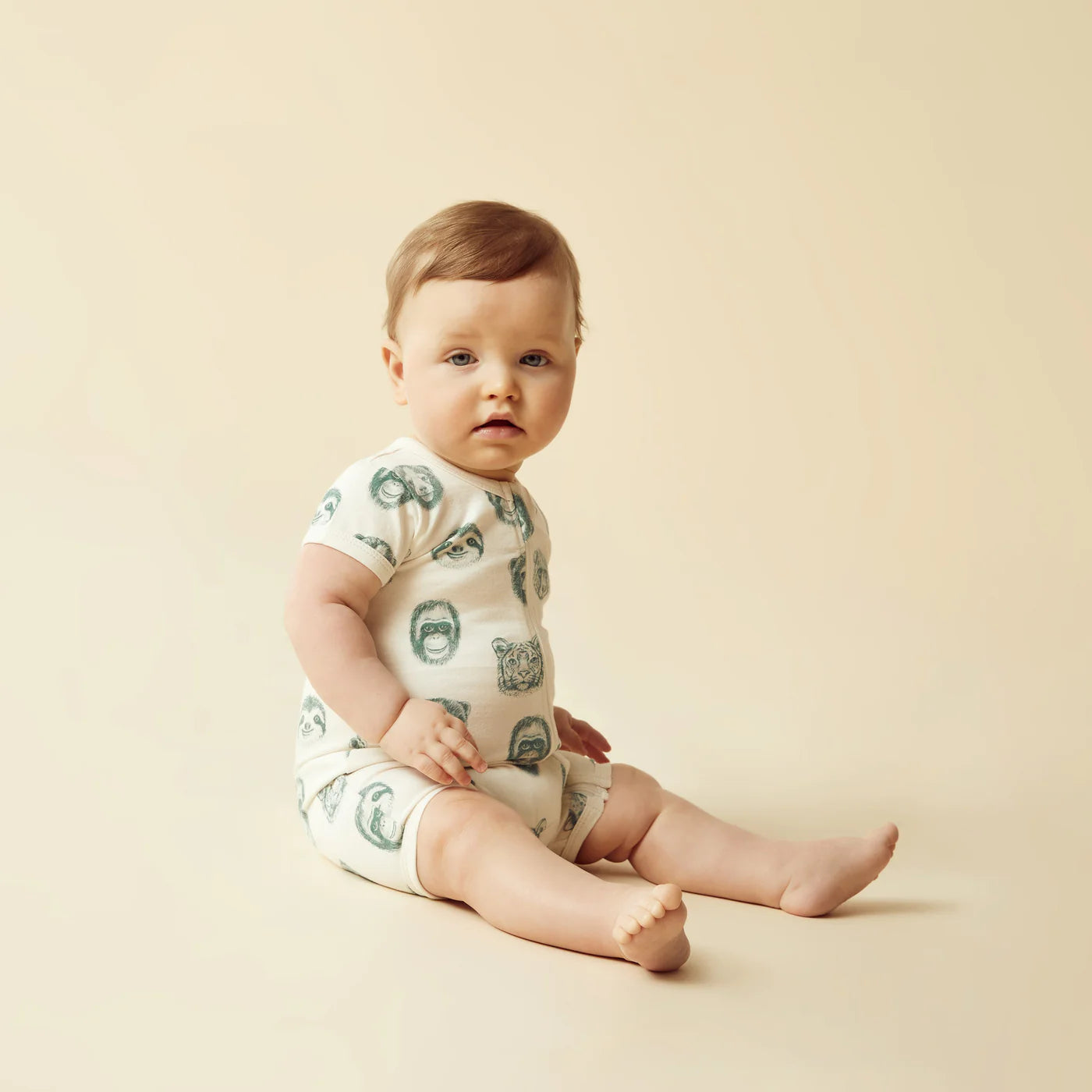 Wilson & Frenchy - Hello Jungle Organic Summer Zipsuit