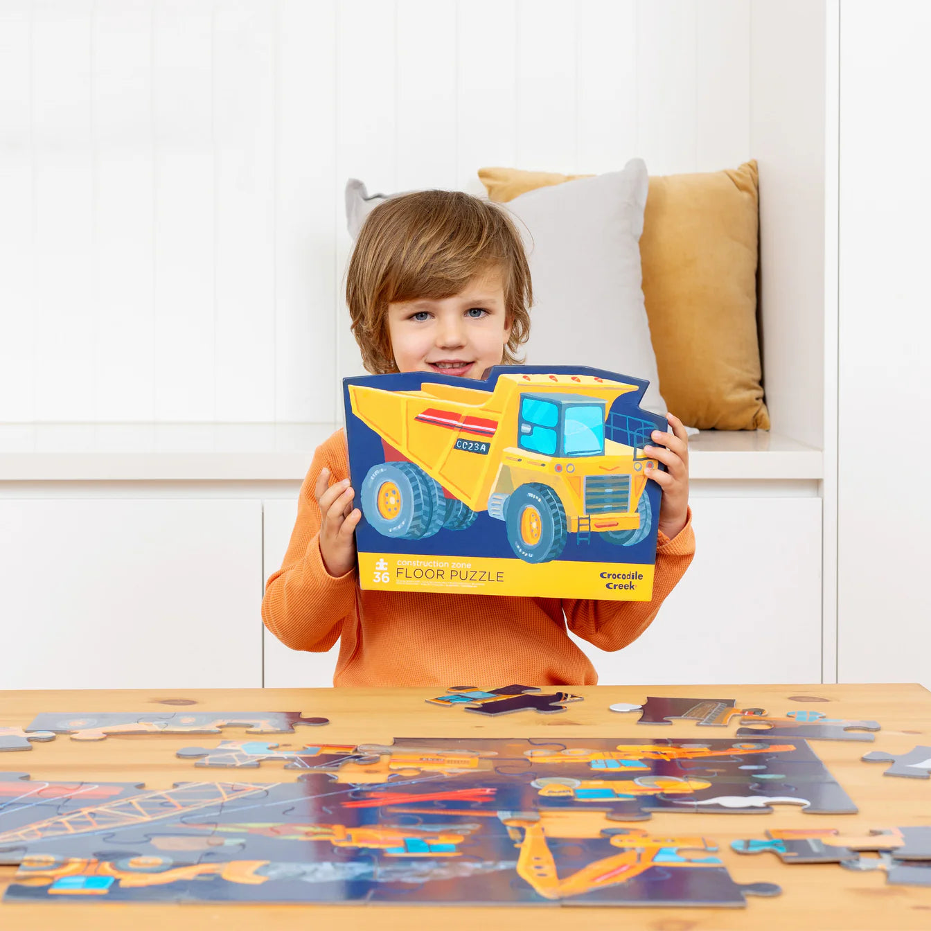 Crocodile Creek - 12 Pc Mini Puzzle - Construction Zone