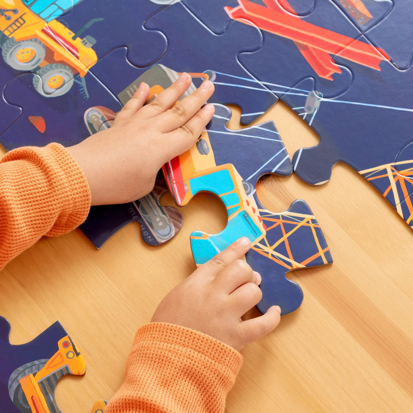 Crocodile Creek - 12 Pc Mini Puzzle - Construction Zone