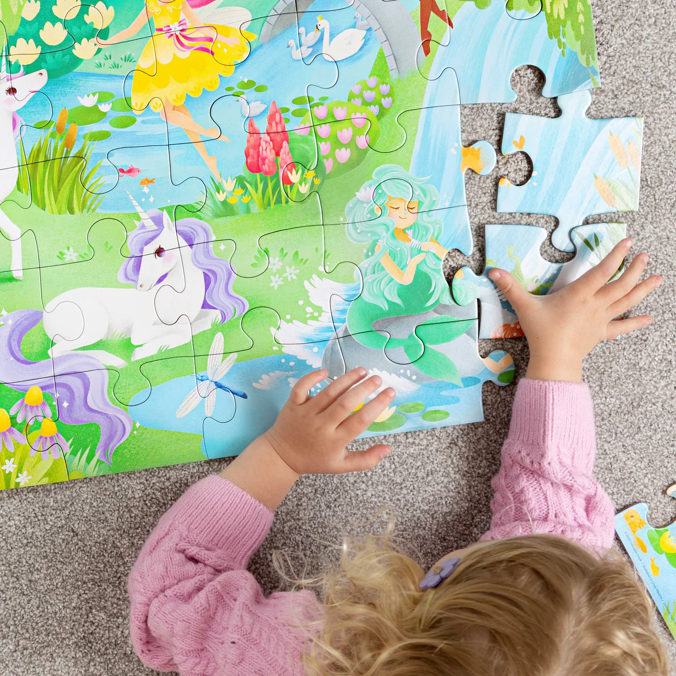 Crocodile Creek - 36pc Floor Puzzle - Magical Friends
