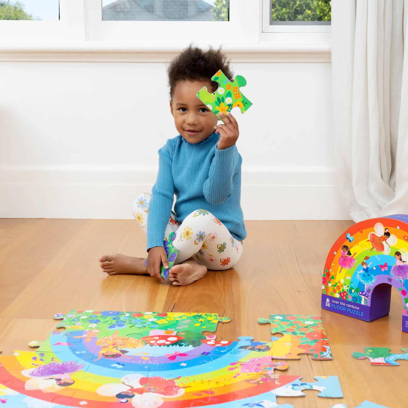 Crocodile Creek - 36pc Floor Puzzle - Rainbow