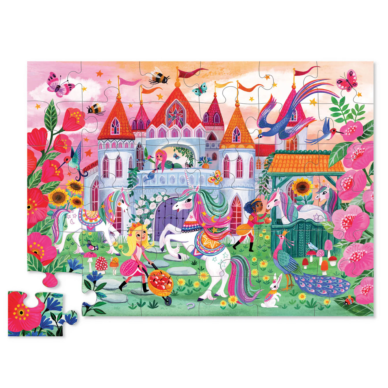 Crocodile Creek - Floor Puzzle 36pc - Unicorn Puzzle