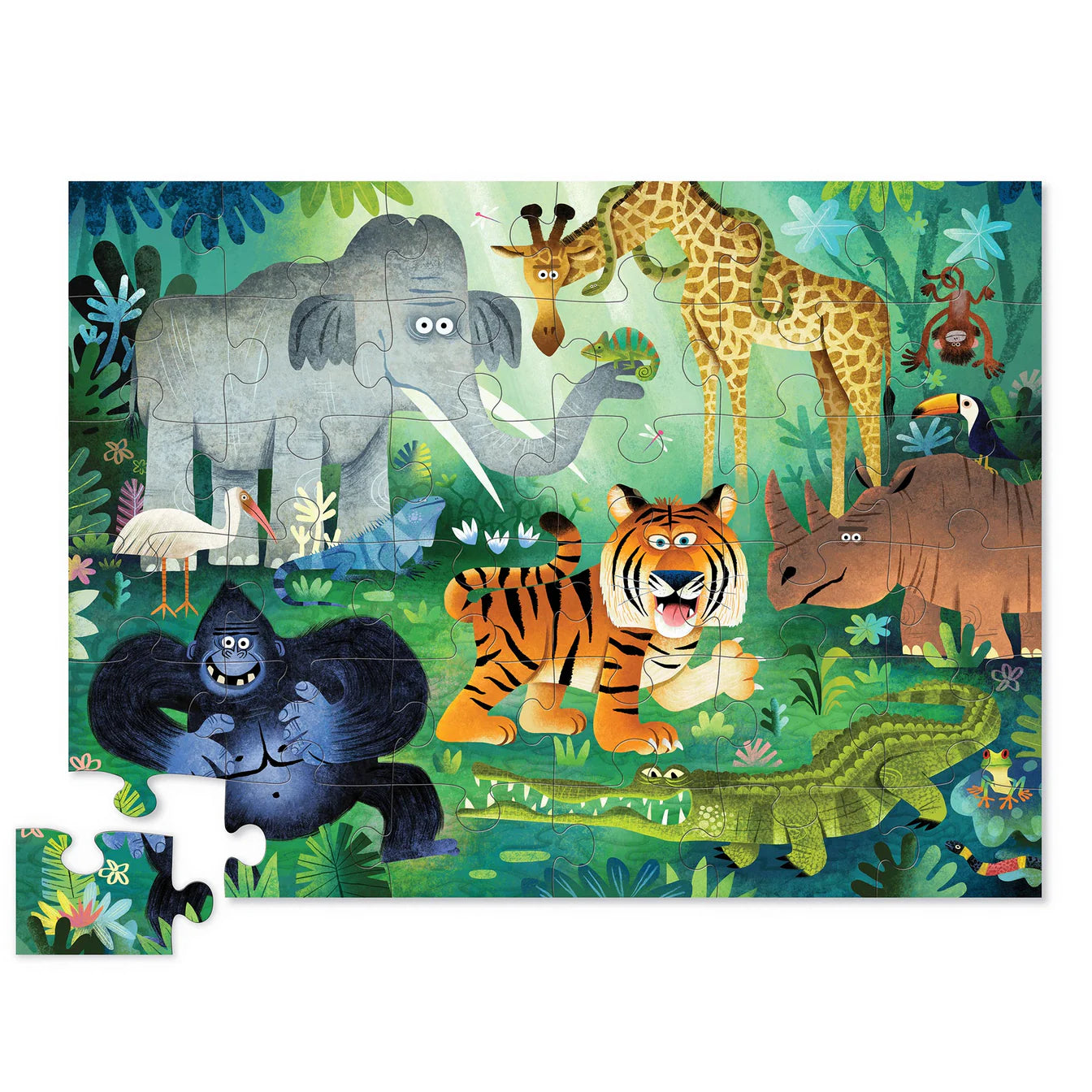 Crocodile Creek - 36 pc Floor Puzzle  - Wild Kingdom