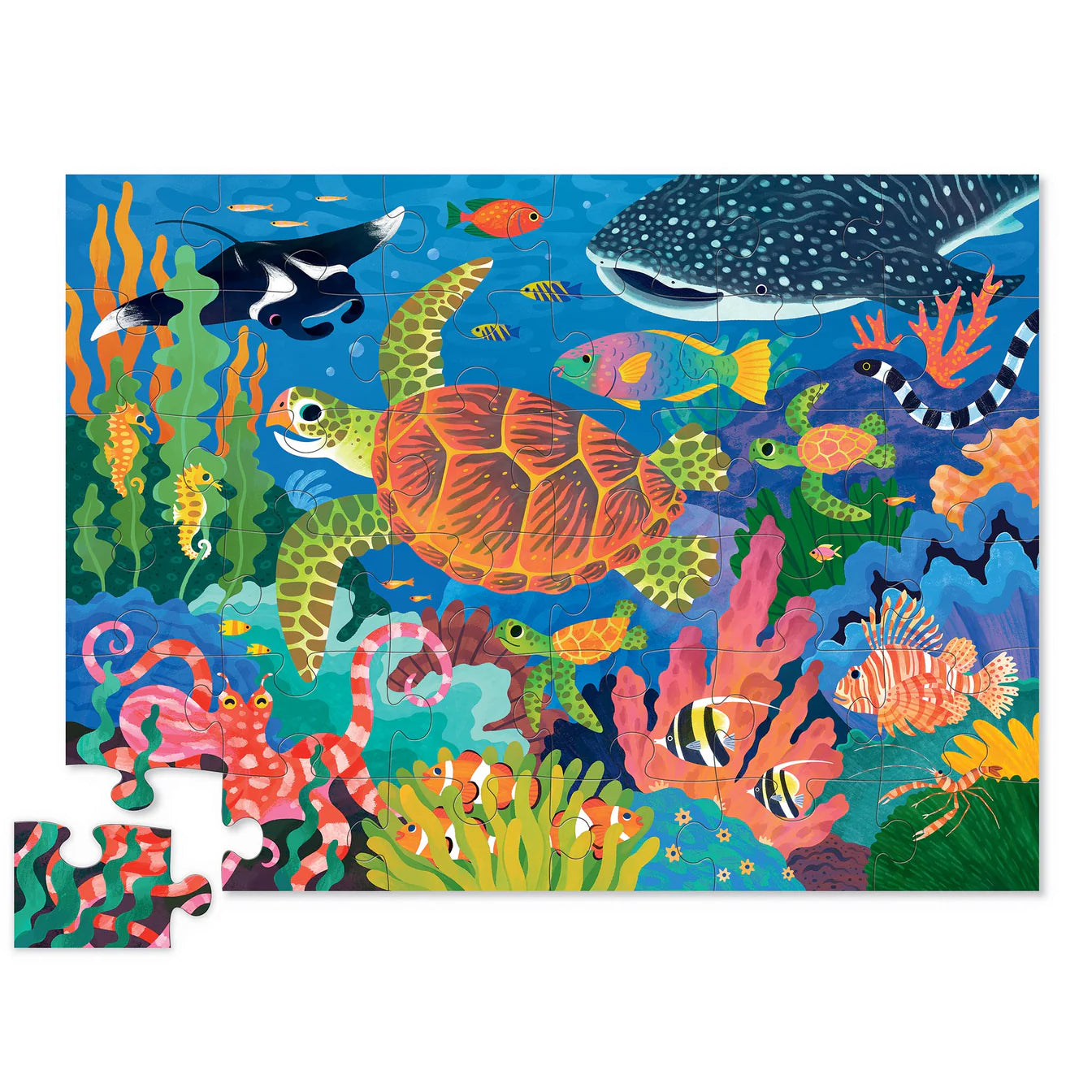 Crocodile Creek - 36Pc Floor Puzzle - Sea Turtle