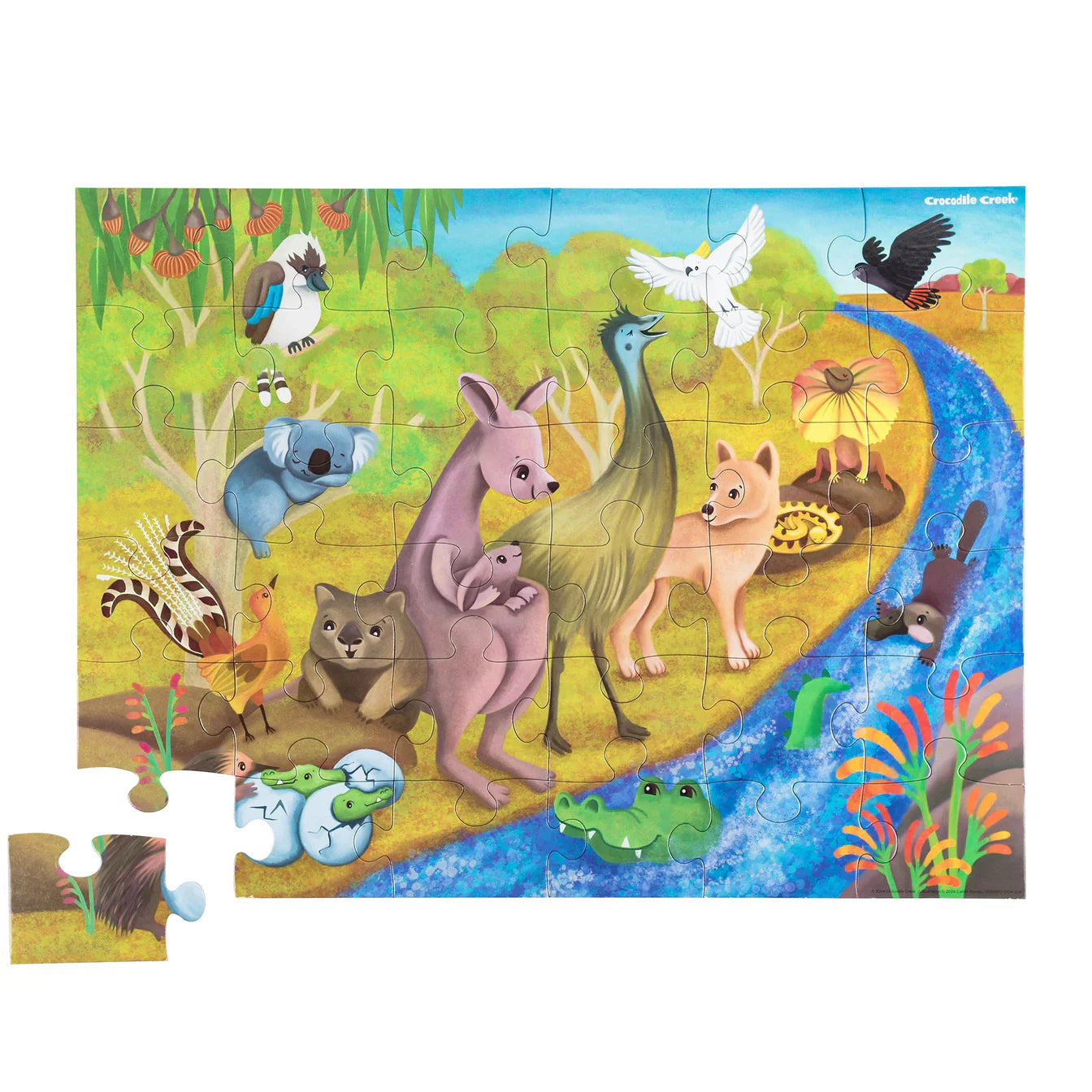 Crocodile Creek - 36Pc Floor Puzzle - Outback Adventures