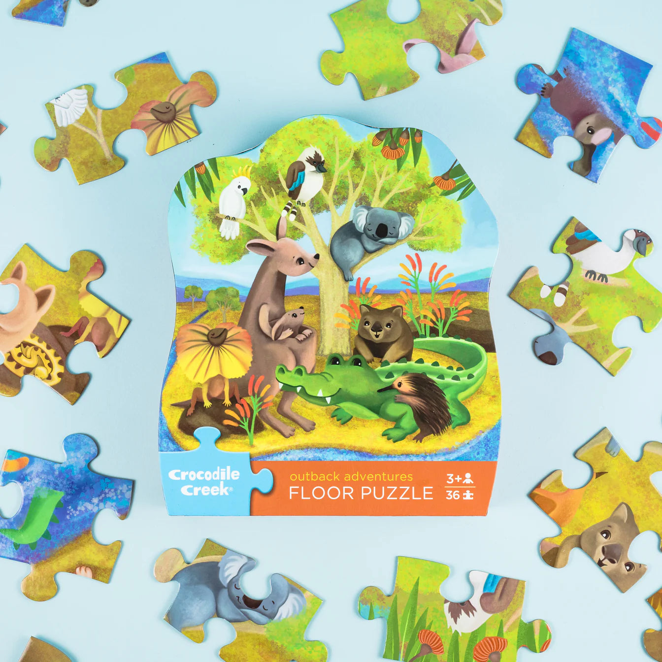 Crocodile Creek - 36Pc Floor Puzzle - Outback Adventures