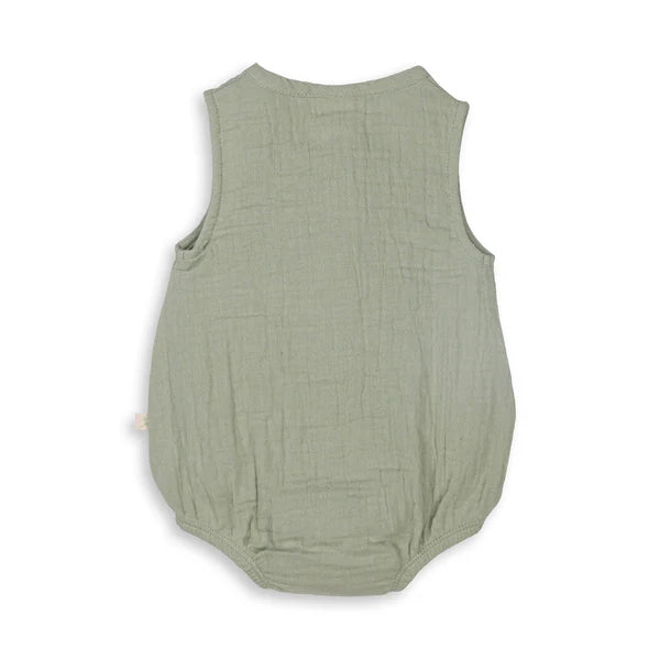 Tiny Twig - Organic Cotton Bubble Romper - Resede