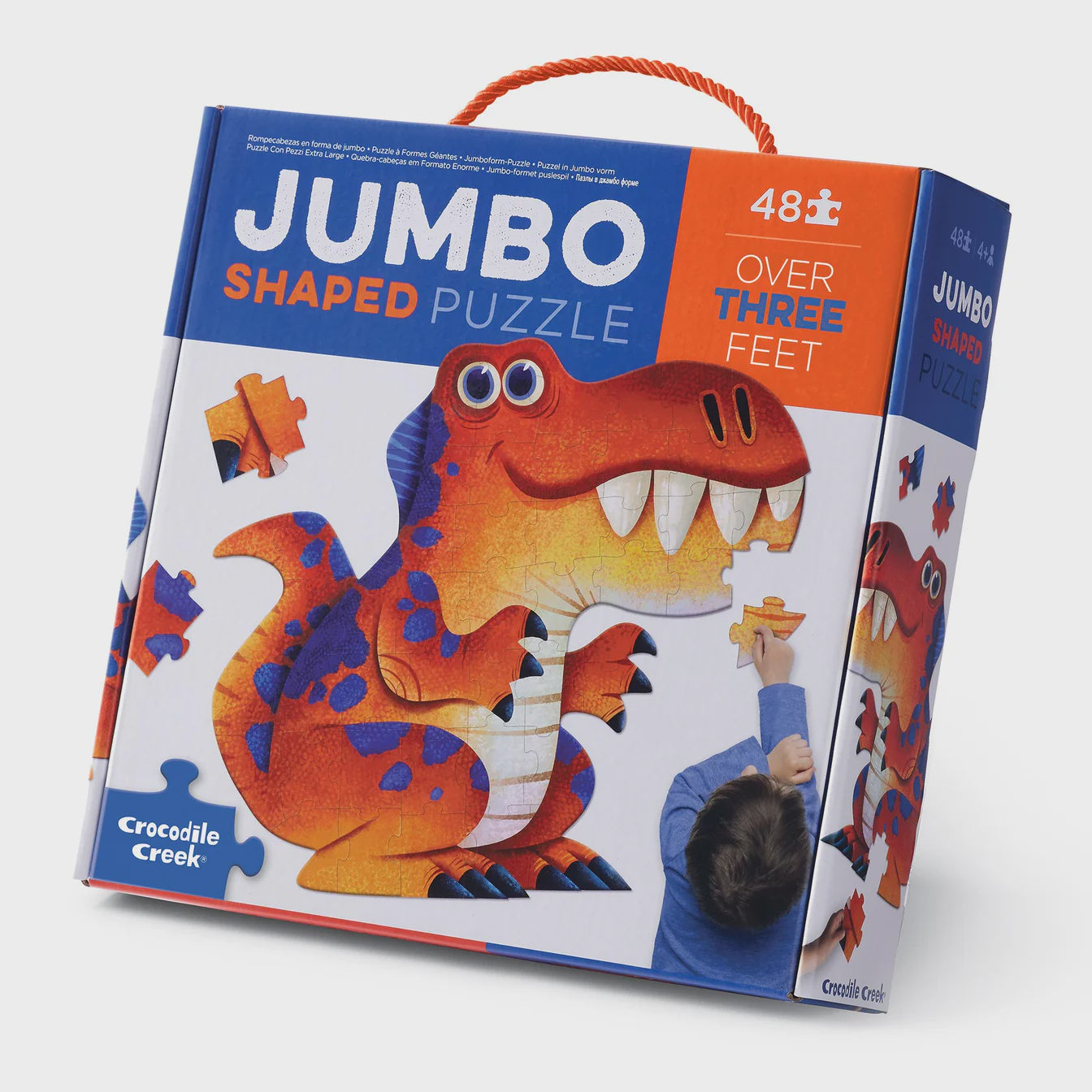 Crocodile Creek - Jumbo Shaped Puzzle 48pc - Dinosaur