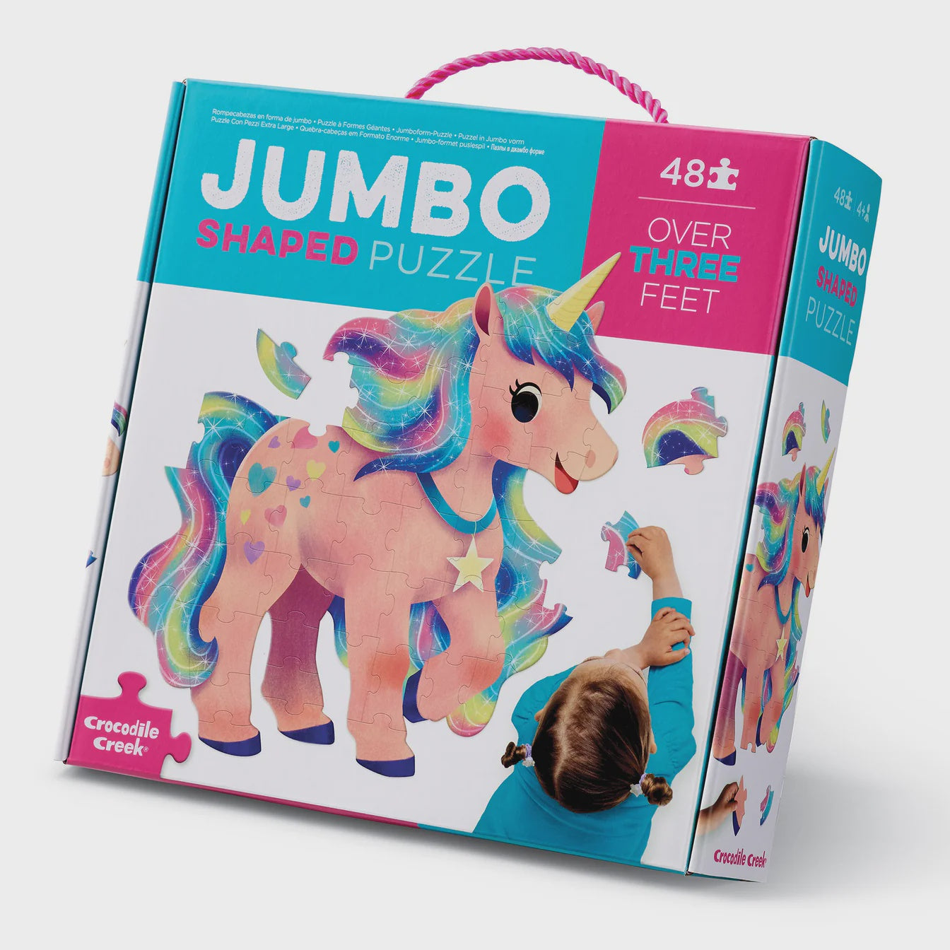 Crocodile Creek - Jumbo Shaped Puzzle 48pc - Unicorn