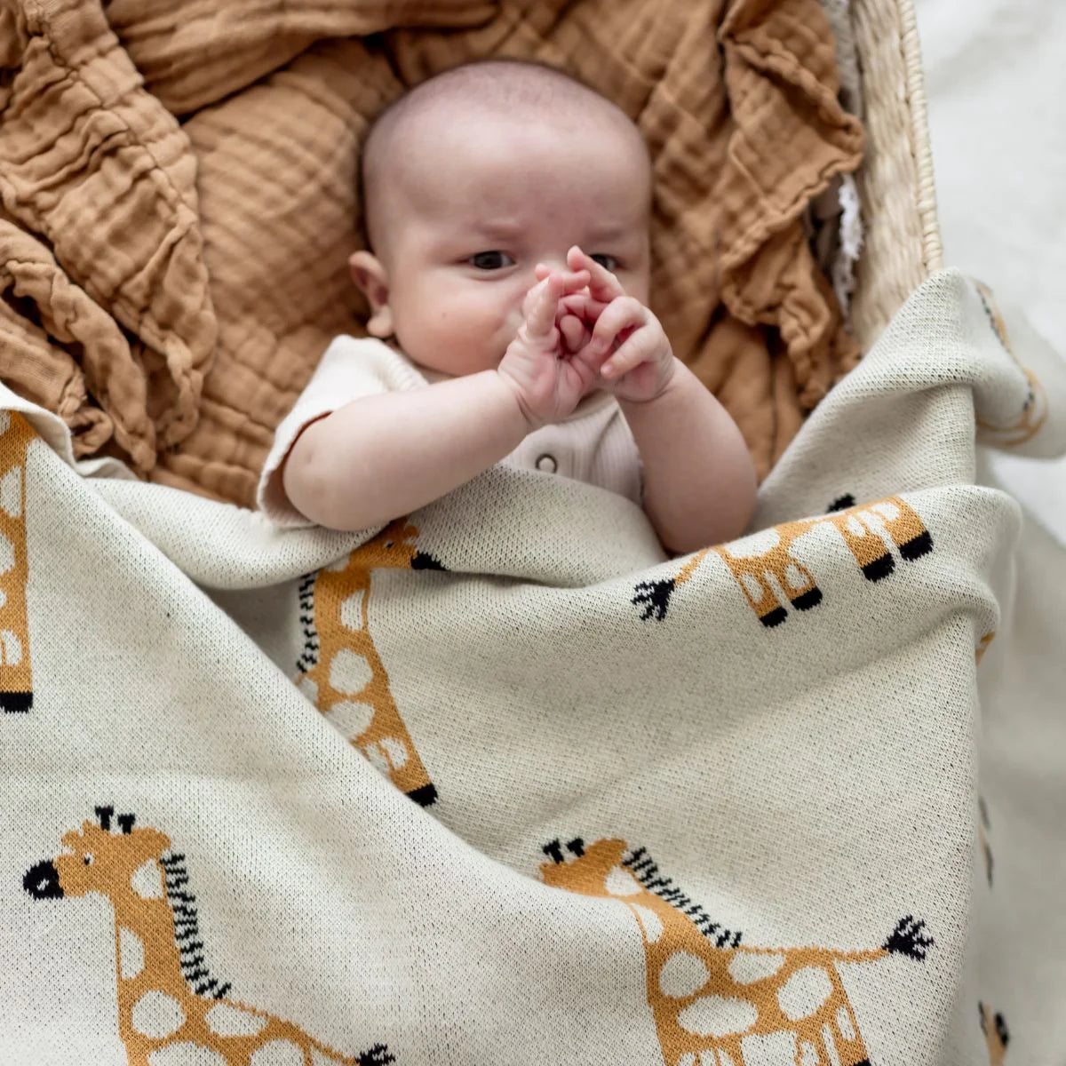 Di Lusso Living - Blanket - Gerry Giraffe