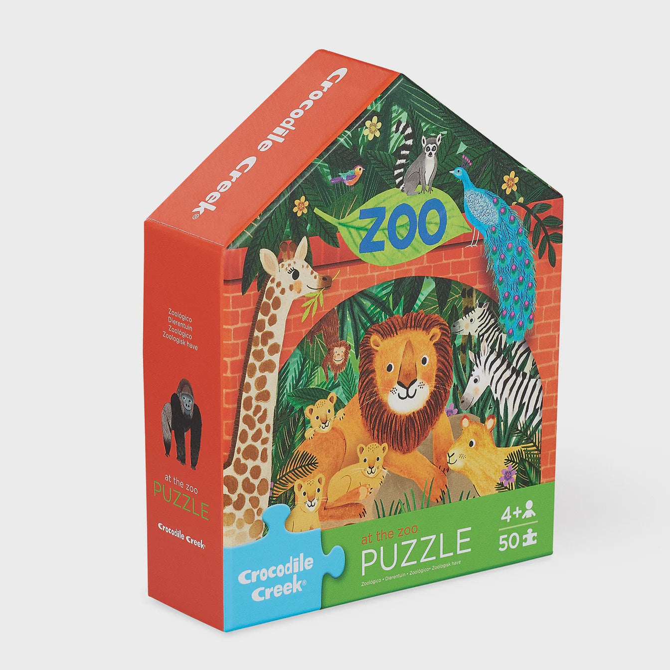 Crocodile Creek - Puzzle 50pc - At the Zoo