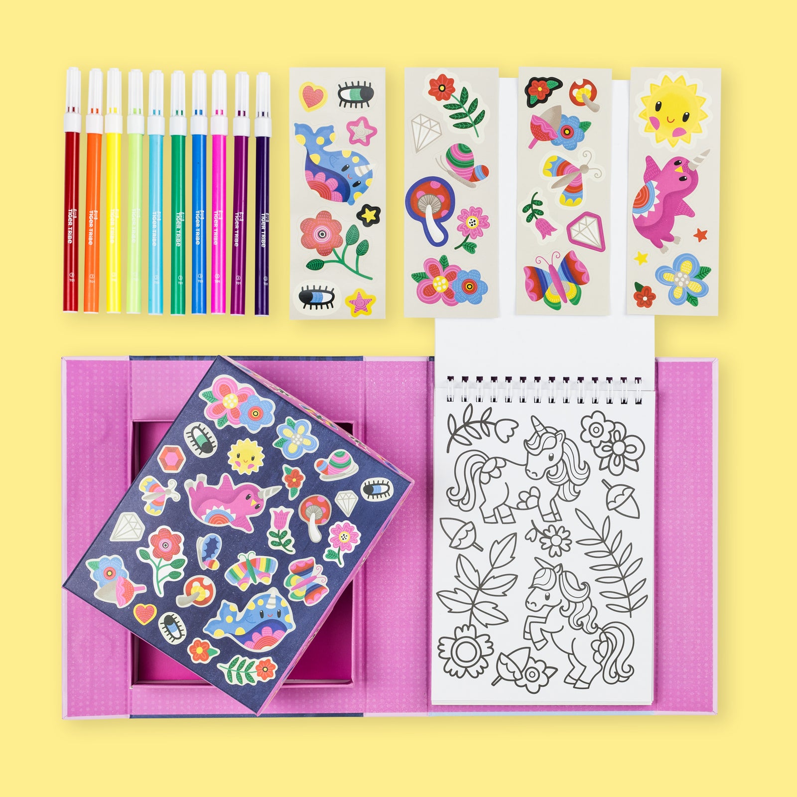 Tiger Tribe - Colouring Set - Magical Creatures