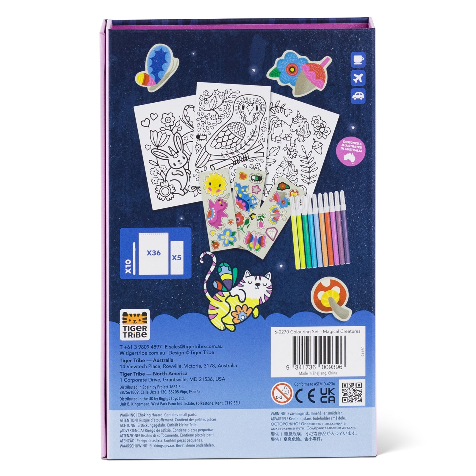 Tiger Tribe - Colouring Set - Magical Creatures