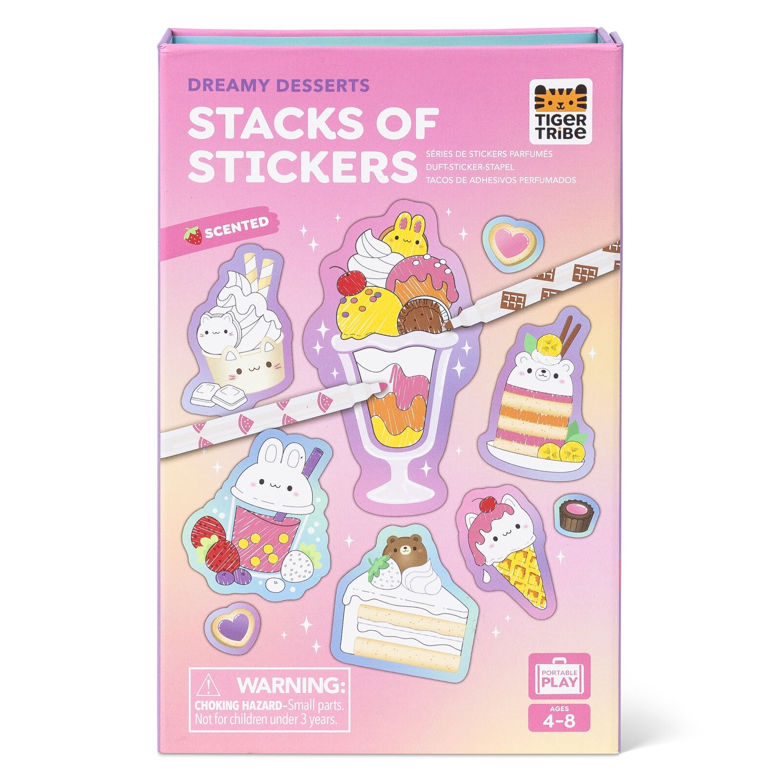 Tiger Tribe - Scented Stacks Of Stickers - Dreamy Desserts