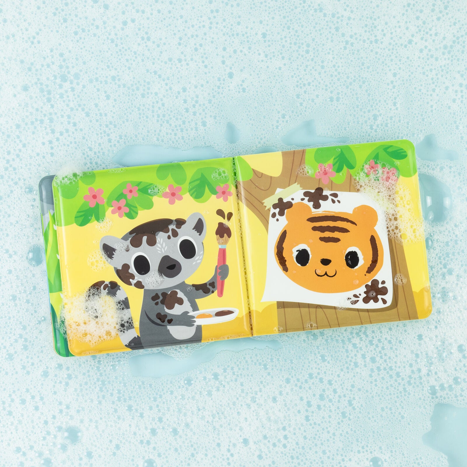Tiger Tribe - Bath Book - Messy Jungle