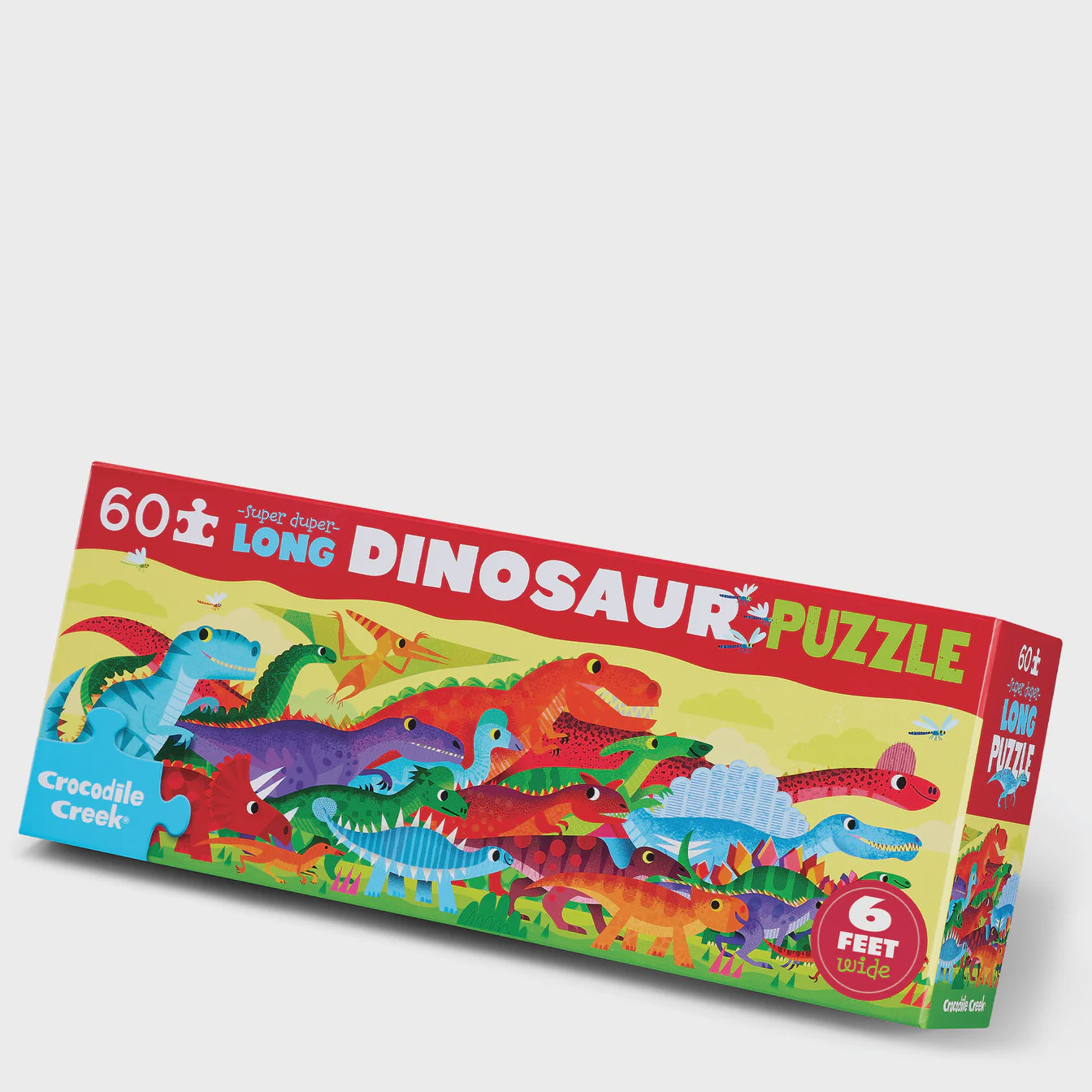 Crocodile Creek - Long Puzzle 60pc - Dinosaur