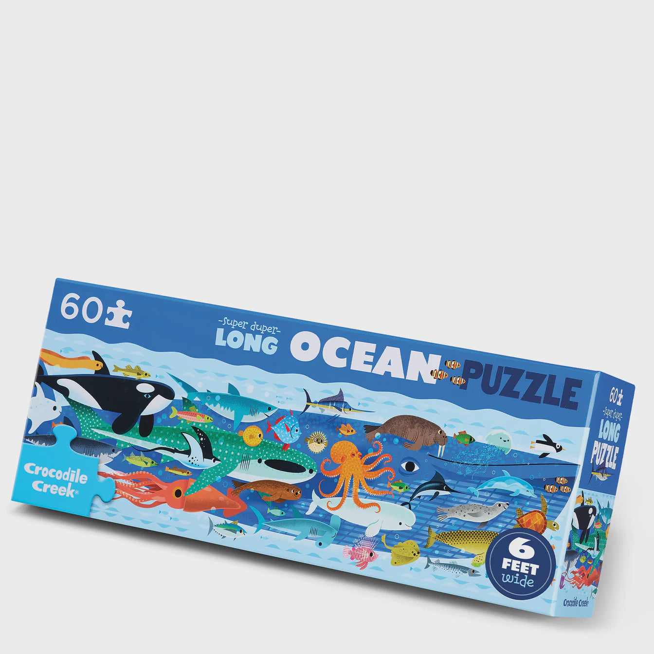 Crocodile Creek - Long Puzzle 60pc - Ocean