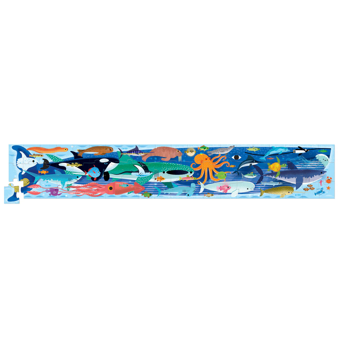 Crocodile Creek - Long Puzzle 60pc - Ocean