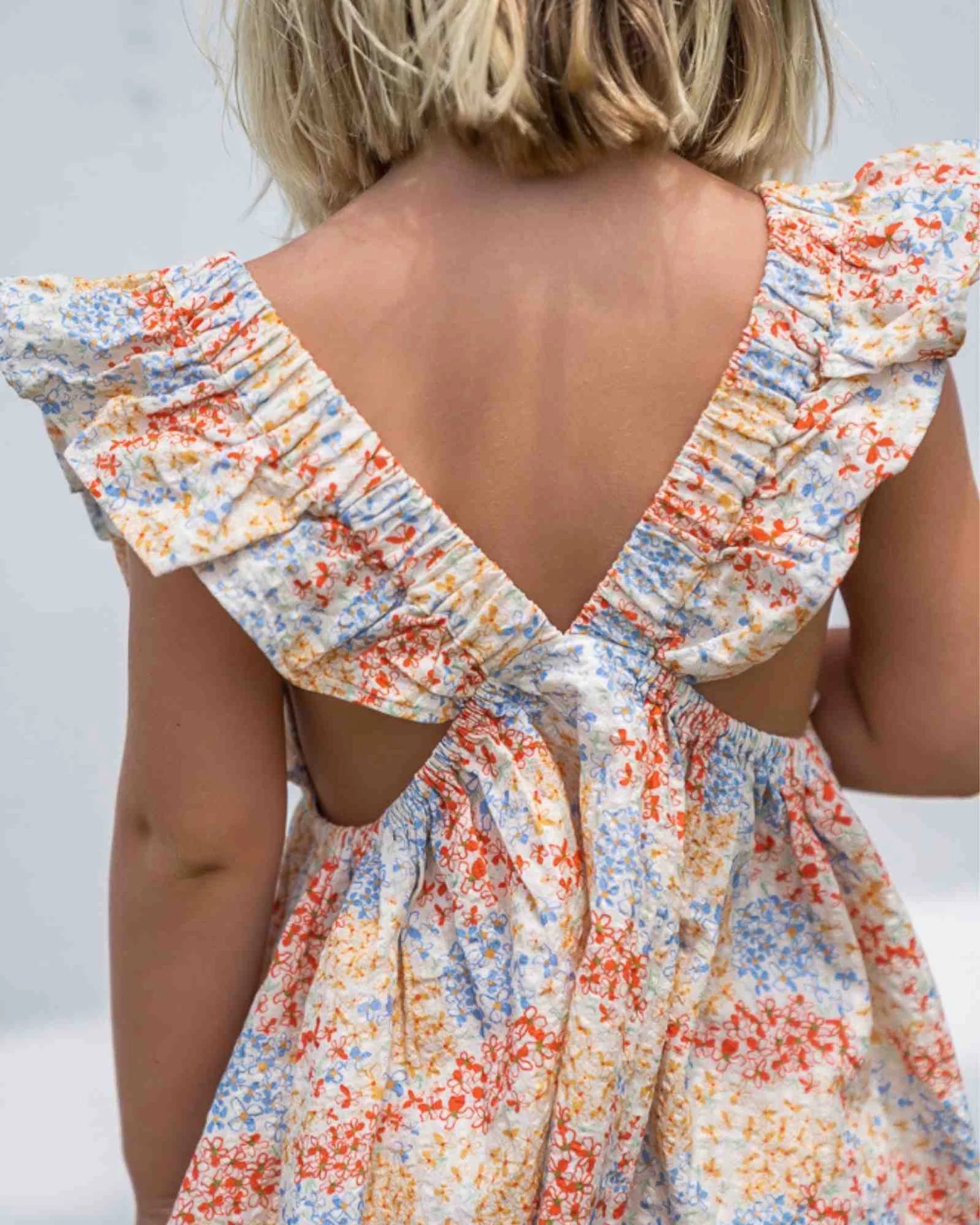 Walnut - Eden Dress - Amsterdam Floral