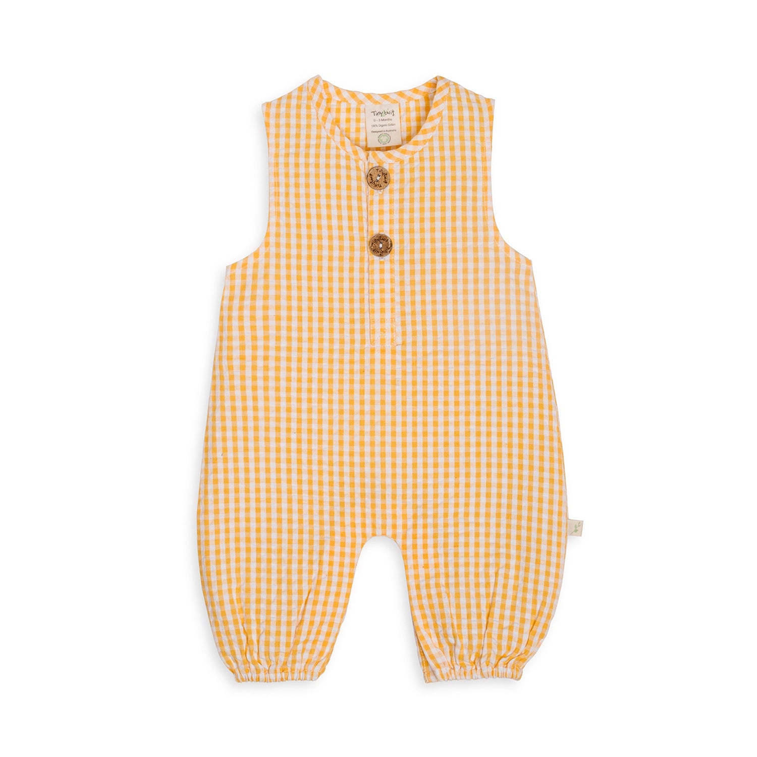 Tiny Twig - Organic Cotton Playsuit - Yarrow