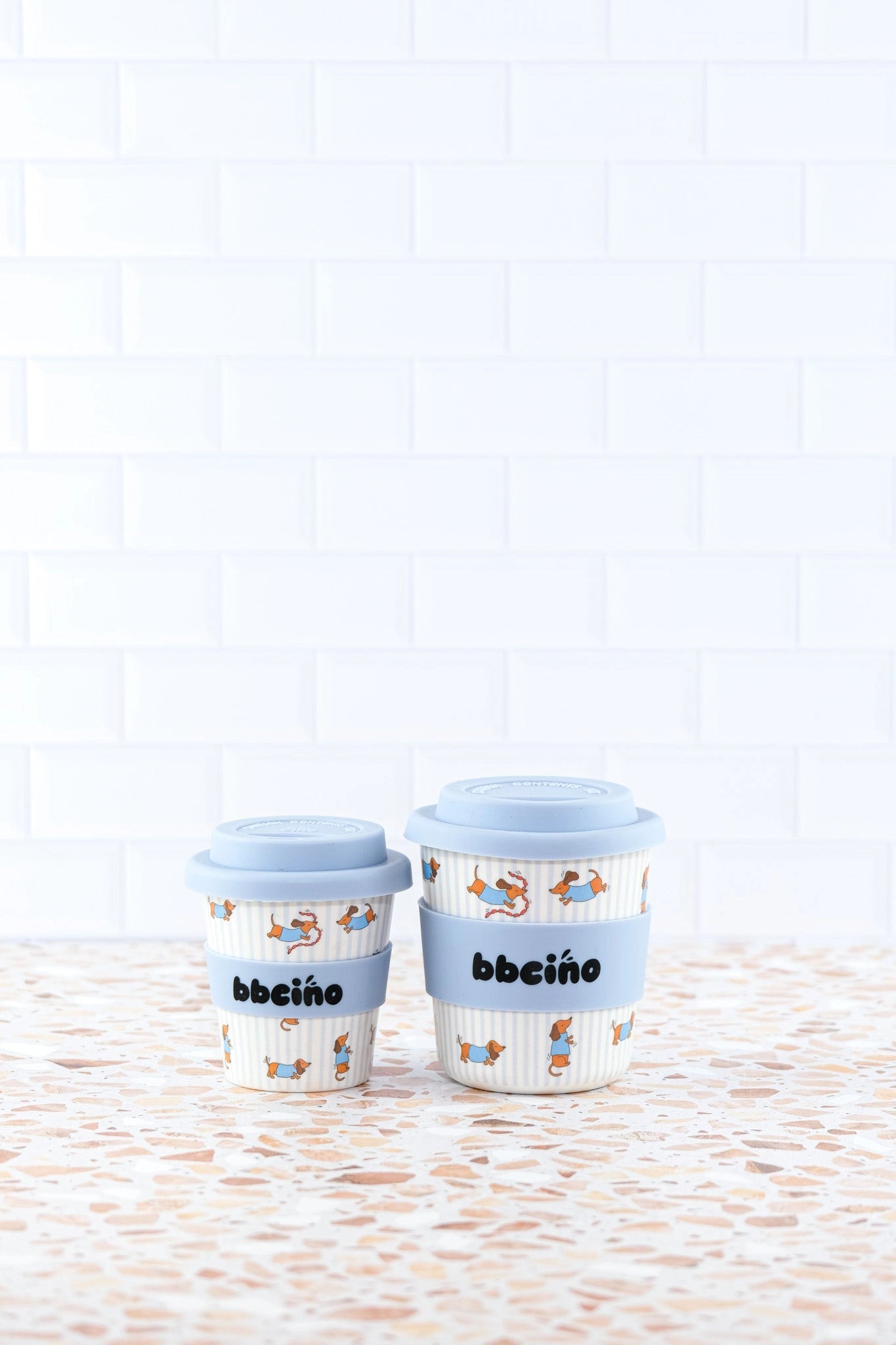 BBcino -  Reusable Cup - Dash in Blue