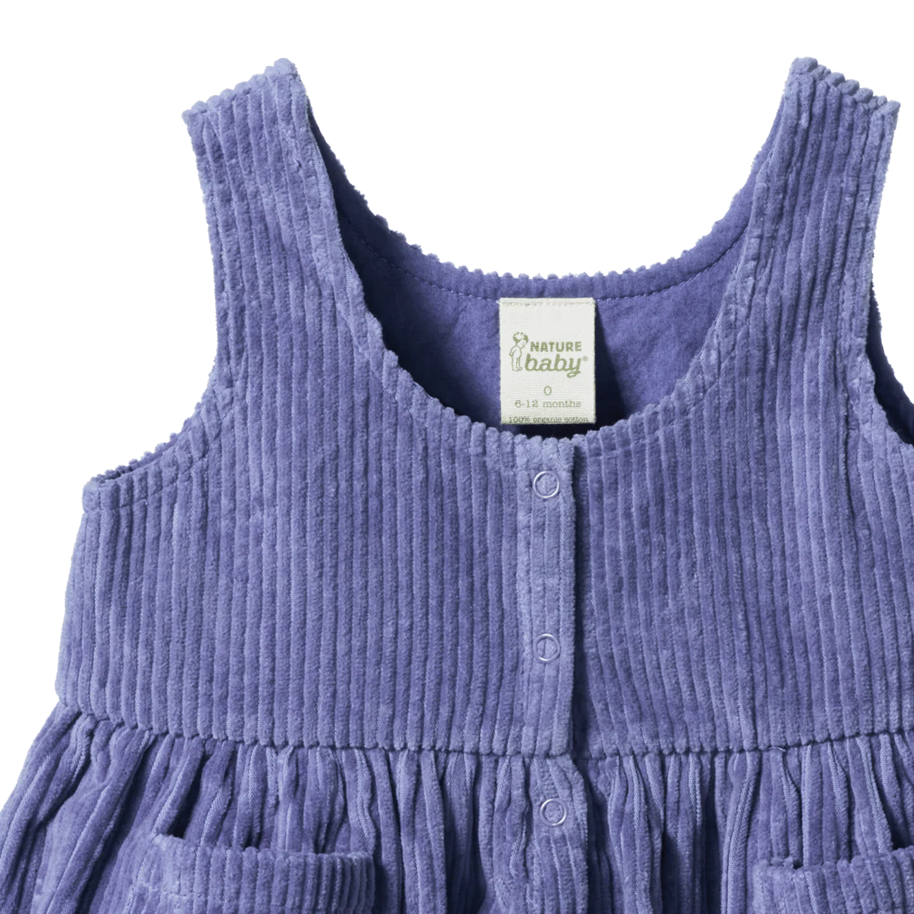 Nature Baby - Amelia Pinafore- Heron