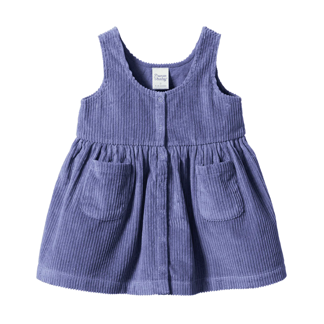 Nature Baby - Amelia Pinafore- Heron